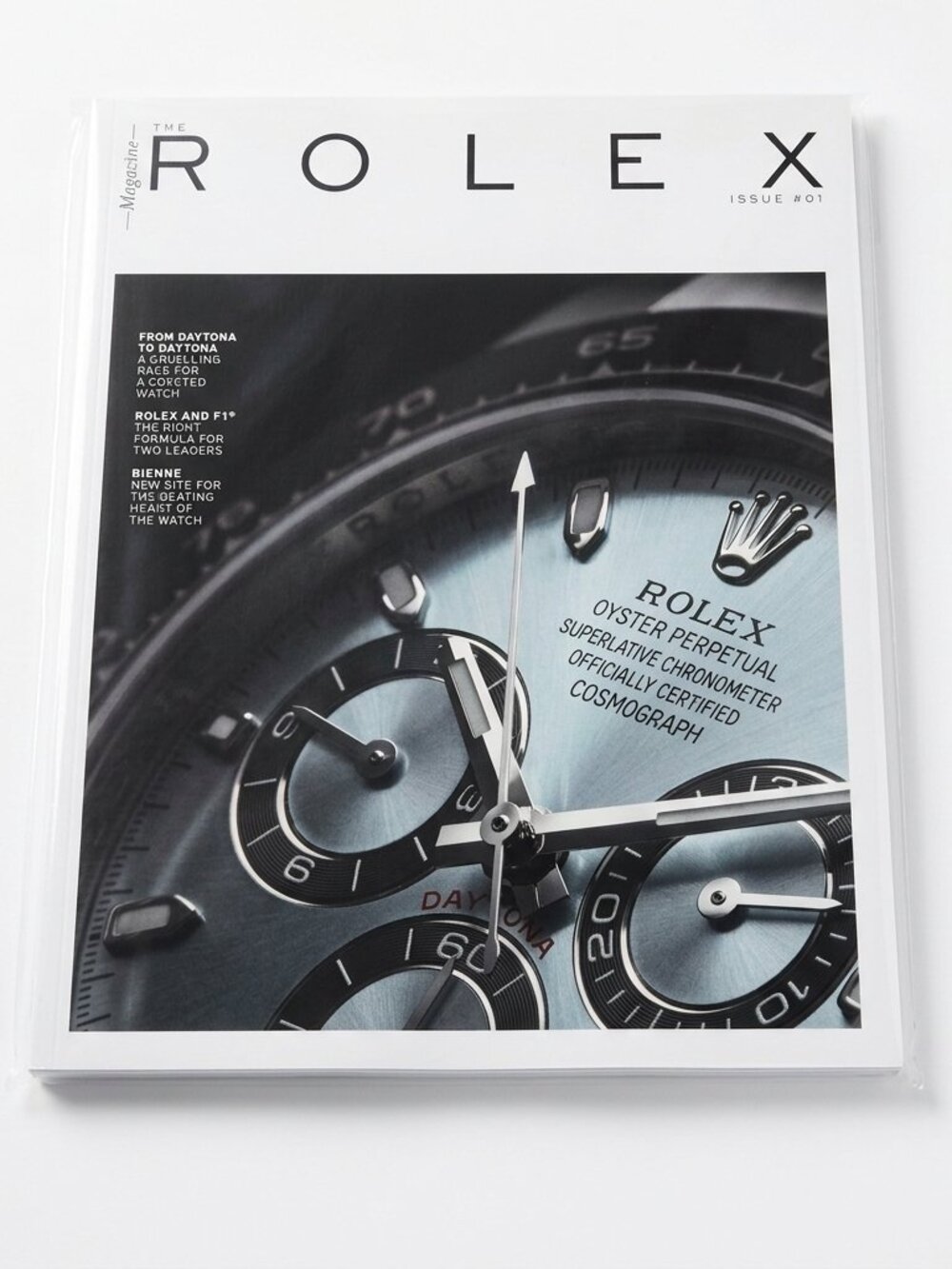 Rolex Magazine Issue 01 Daytona Cellini Booklet & 1 Hardcover Catalog Lot of 4
